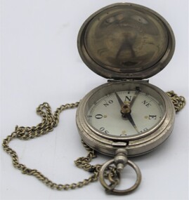 Equipment - Compass, Compass in case, Circa WW1