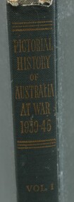 Book - WW2, Pictorial History of Australia at War 1939-45, 1959