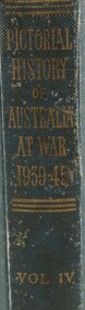 Book - WW2, Pictorial History of Australia at War 1939-45, 1958
