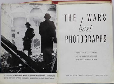 Book, Odhams Press Ltd, The War's Best Photographs, Post WW2