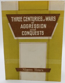 Book, Three Centuries of Wars of Aggression and Conquests