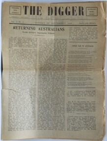 Newspaper - The digger, Volume 1