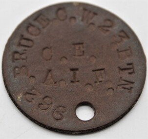 Uniform, Australian Army dog tag