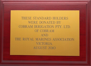 Shield, Plaque, c 2010