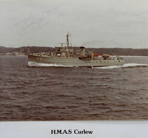 Work on paper - Photograph HMAS Curlew
