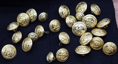 Uniform - Assorted naval uniform buttons