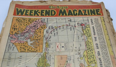 Work on paper - Argus newspaper articles