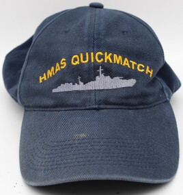 Souvenir - Pennants and caps, HMAS Quickmatch, HMAS Sydney 1935-1941