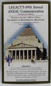 Work on paper - Shrine of Rememberance poster
