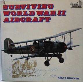 Book - Surviving WW2 aircraft, Chaz Bowyer