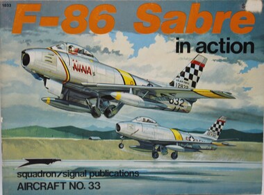 Book - F-86 Sabre in action, Squadron/signal publications