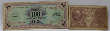 Work on paper - banknotes on paper background, Assorted countries
