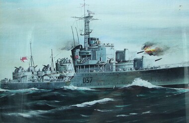 Painting - Destroyer. D37