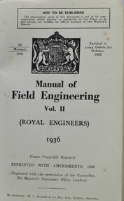 Book - Manual of field engineering