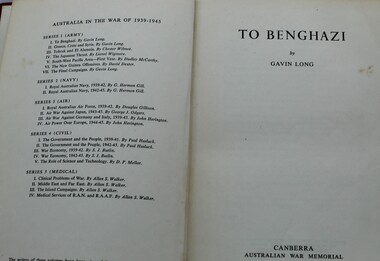 Book - To Benghazi