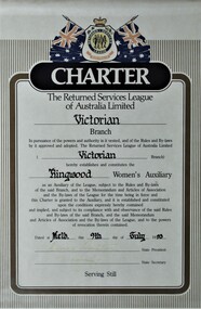 Work on paper - Charter Ringwood Womens Auxilary, Picture