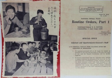 Document - Routine orders Part 1