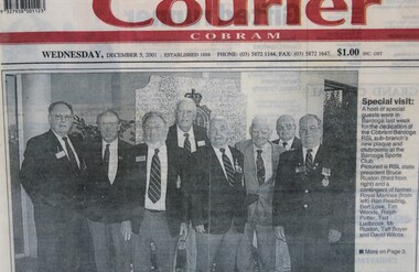 Work on paper - The Courier, newspaper articles