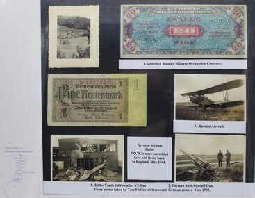 Photograph - Assorted pictures in wooden frame by Tom Fielder, Memorabilia