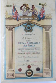 Plaque - For king and empire, Memorabilia