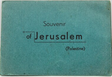 Memorabilia - Soldiering book- Jerusalum
