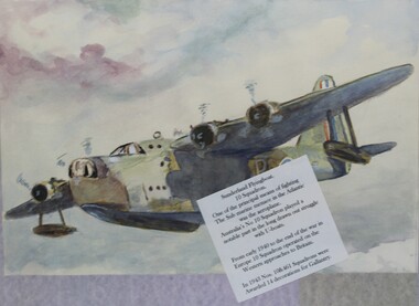 Photograph - Sunderland flying boat. 10 squadron, Memorabilia