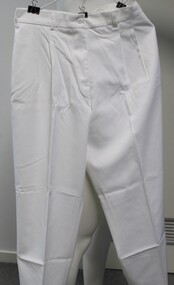 Uniform - White navy trousers, uniform, navy