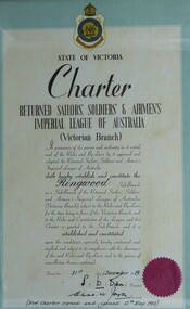 Document - Charter RSL Victoria, Victorian branch