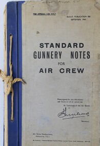 Book - Standard gunnery notes Air crew
