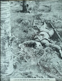 Photograph - Dead Japanese soldier, Framed photograph