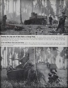 Photograph - Giropi Point, 2" mortar in action