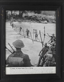 Photograph - conquer the raging Kamusi River, Framed picture