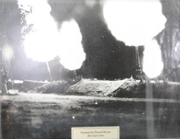 Photograph - Len Polkinghorn's gun crew, Donated by Harold Brown, a member of his gun crew