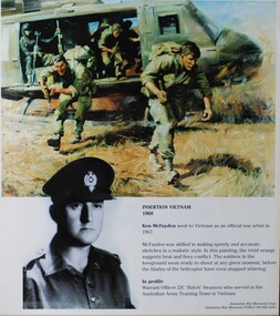 Photograph - Insertion Vietnam 1968, Framed photograph