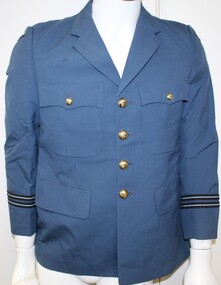 Uniform - Jacket, Cap and stripes and insignia of rank, R.A.A.F clothing