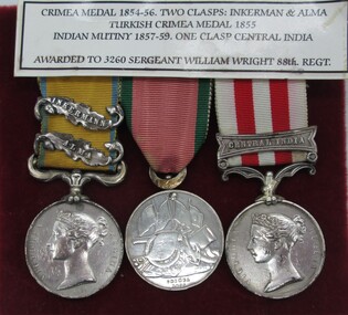 Medal - Sgt William Wright, 88th Regiment, India, Crimea & Turkish Crimea