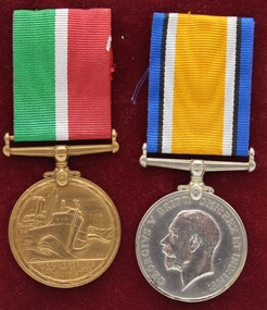 Medal - Henry Webb, 1914-1918 medal-Mercantile Marine