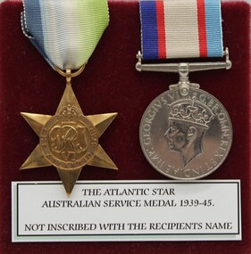 Medal - Atlantic Star & Australian Service Medals, No Inscription provided