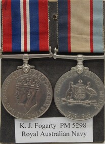 Medal - K.J.Fogarty, Royal Australian Navy