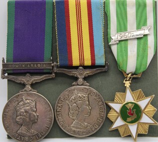 Medal - N.J.Bucholz, Leading Aircraftsman - No 2 Squadron RAAF 1971. Vietnam Service and campaign medals