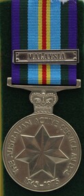 Medal - Australian Activ Service Medal 1945-1975, With Malaysia Clasp