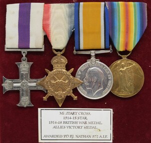 Medal - Medals 1914-1915, P.J.Nathan
