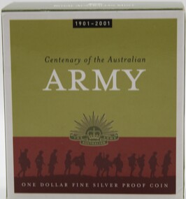 Medal - Centenary of Australian army, Commerative medal. 1901-2001