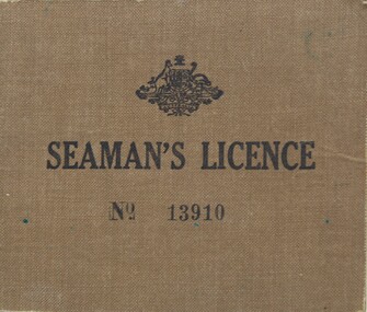 Document - Seamans Licence, 13910, Henry Alfred Webb
