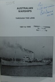 Book - Australian War Ships, Through the lens