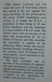 Book - John Herington, Air Power over Europe