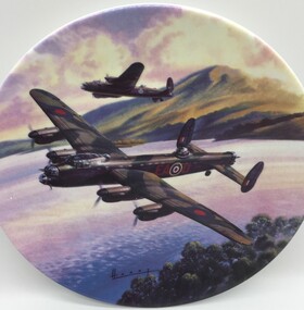 Souvenir - The Dam Busters Plate 4, Over enemy territory