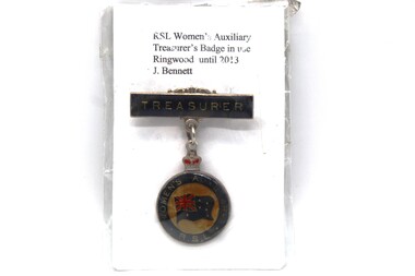 Badge - Badge  RSL  women's auxiliary lapel badge