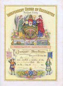 Certificate, 1915