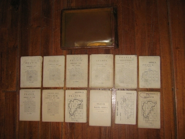 Field maps in case, 1914